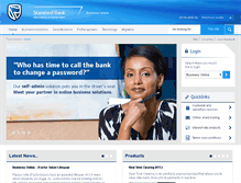 Tablet Screenshot of businessonline.standard.co.za